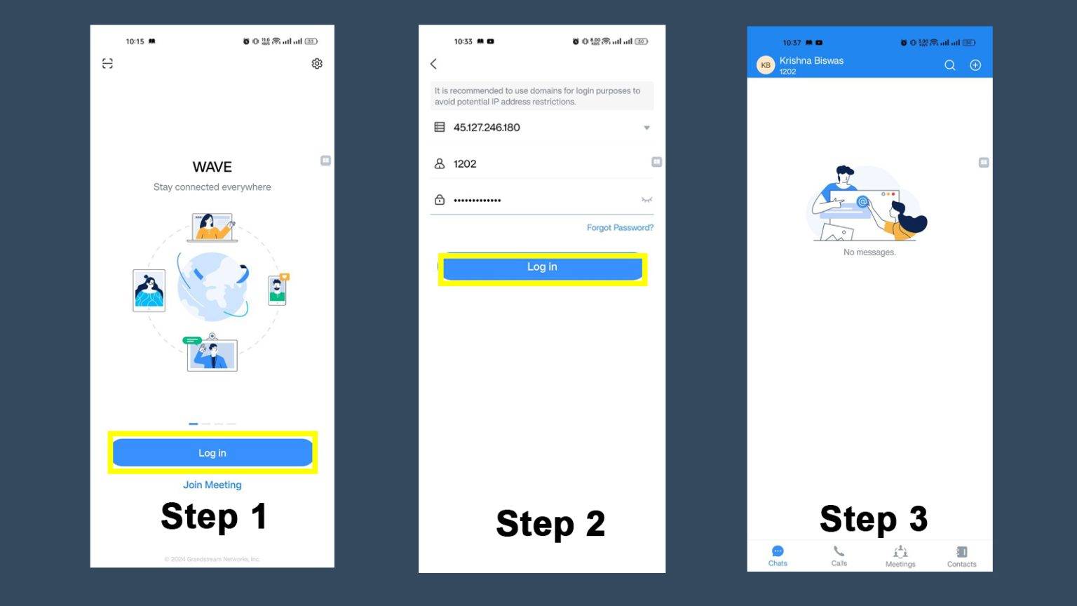 How to Configure the Grandstream Wave Application | Krishno Biswas